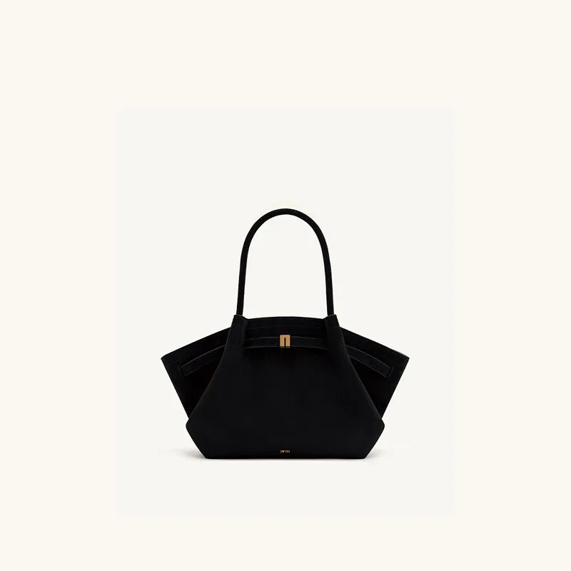 Dumpling Shoulder Bag Large Capacity Women Tote Handbag Minimalist Style