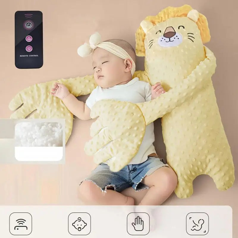 Remote Control Baby Sleep Toy Plush Bear Soothing Comfort Pillow