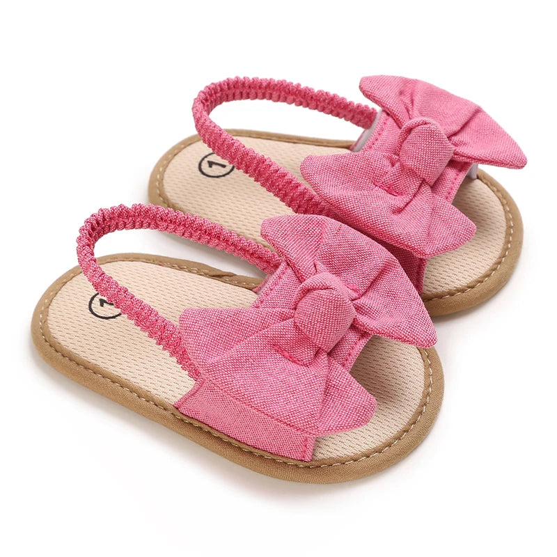 Baby Girls Flower Sandals Soft Sole Non Slip First Walker Shoes