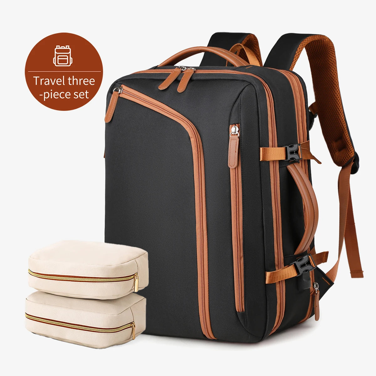Unisex Laptop Backpack Large Capacity Travel School Bag Business Outdoor Bag