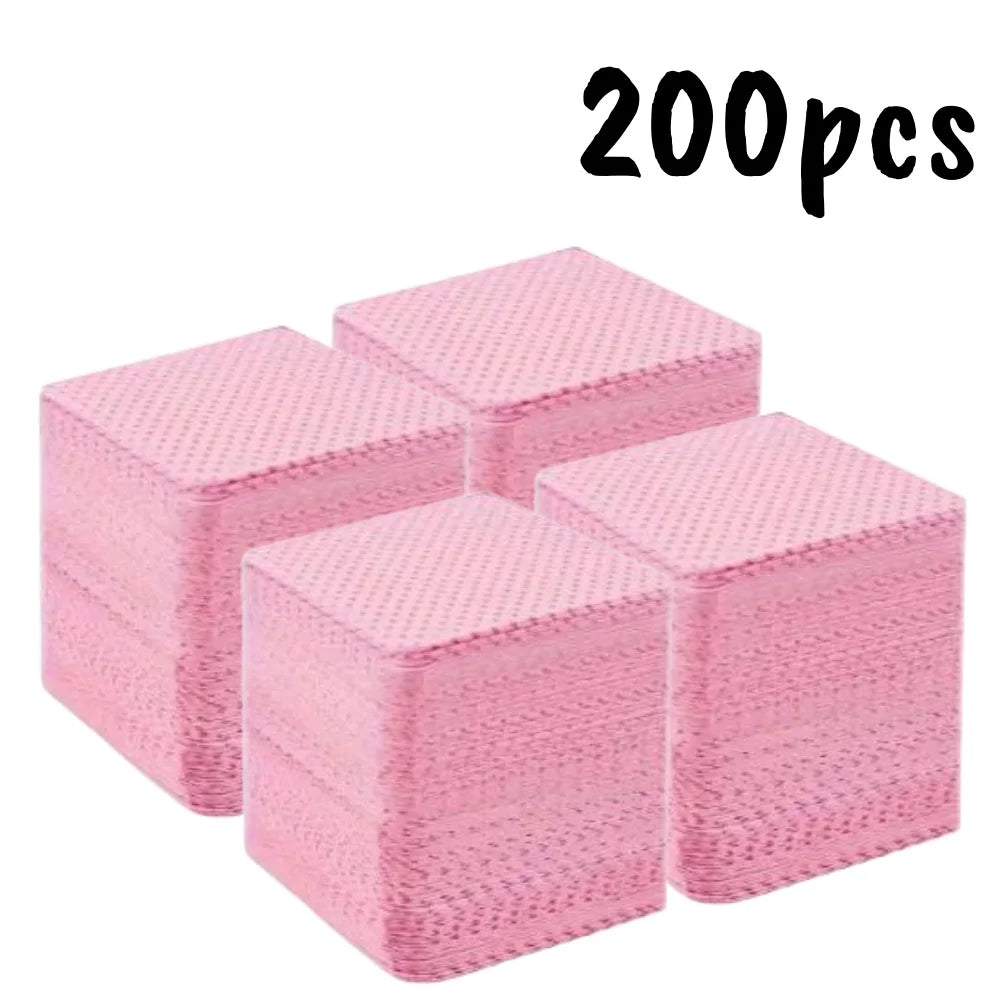 Lint-Free Nail Wipes 600pcs with Pump Bottle