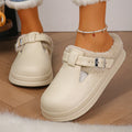 Waterproof Furry Mules Slippers for Women
