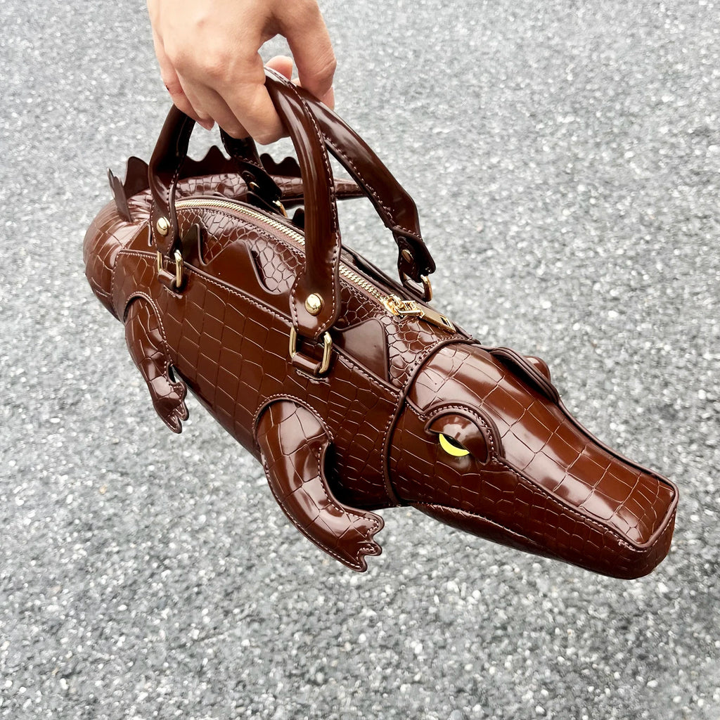 PU Leather Designer Shoulder Bag for Women Handmade Handbag