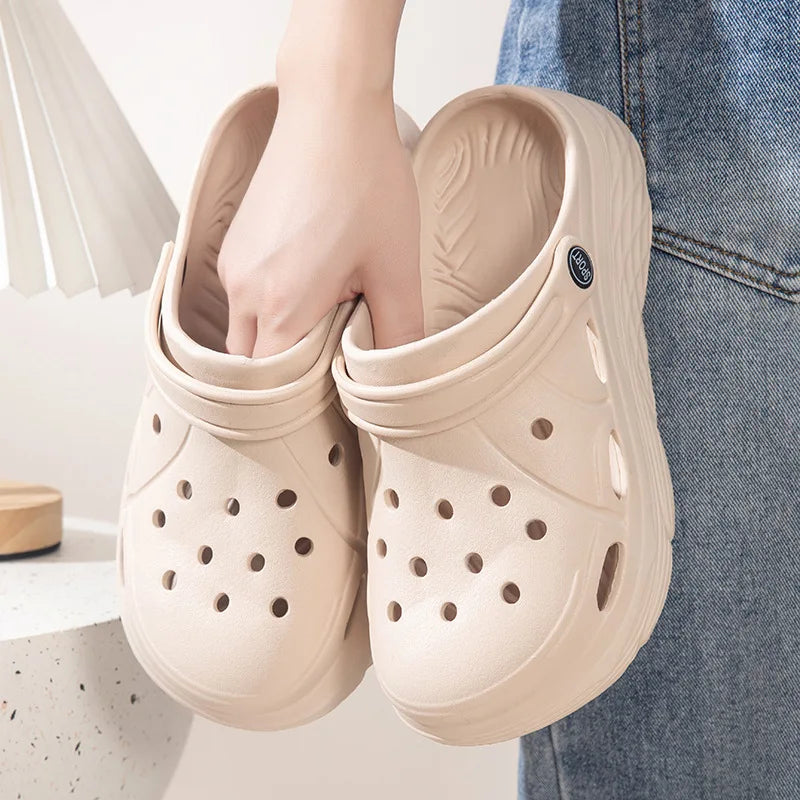 Women EVA Platform Clogs Thick Sole Non Slip Garden Sandals