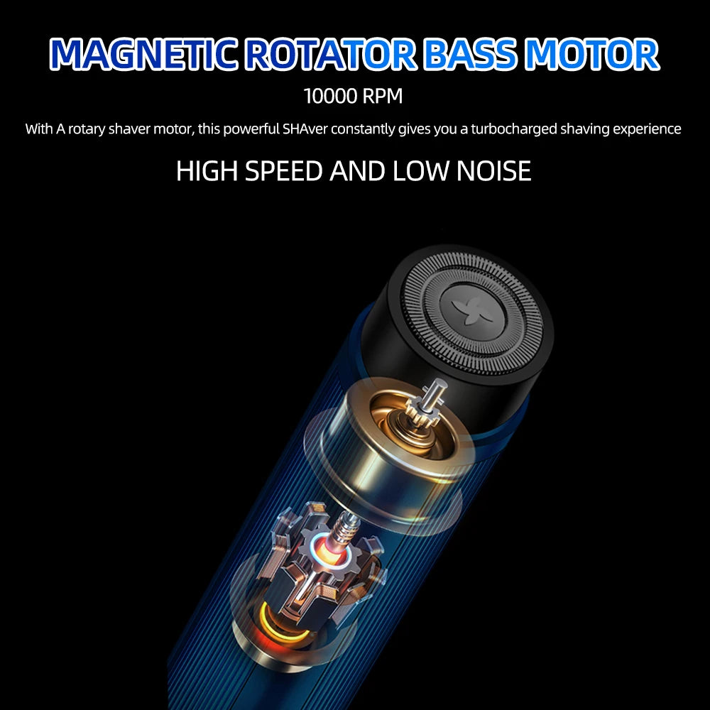 Mini Electric Shaver Rechargeable Razor Men Women Portable Epilator Car Travel Shaving Tool