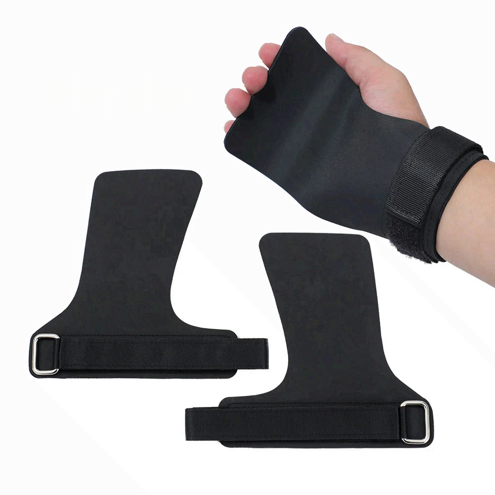 Hypalon No Hole Hand Grips Crossfit Pull Up Gym Palm Protector Weightlifting Training