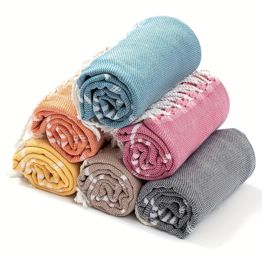 Turkish Beach Towel Quick Dry Soft Absorbent Sauna Gym Bath Towel