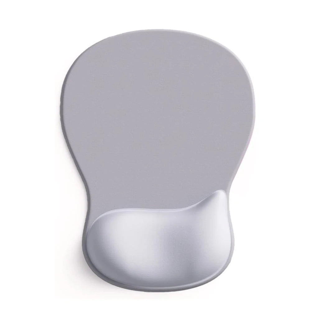 Ergonomic Mouse Pad with Gel Wrist Rest Pain Relief Non Slip PU Base Support