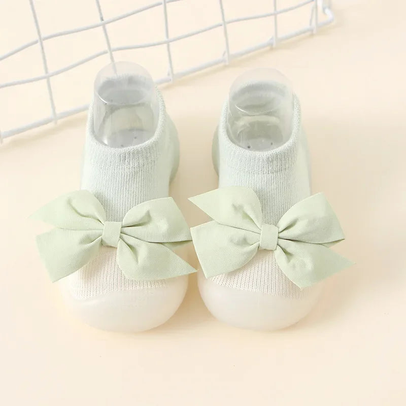 Baby Cartoon Sock Shoes Soft Rubber Sole First Walker Sneakers