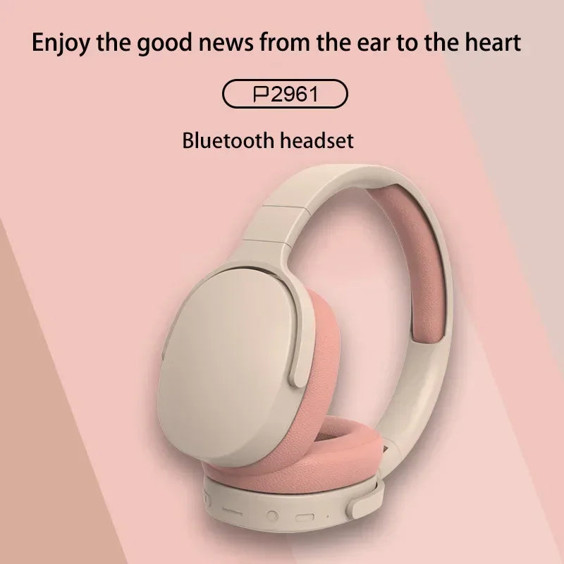 Bluetooth 5.3 Wireless Headphones with Mic for iPhone Samsung
