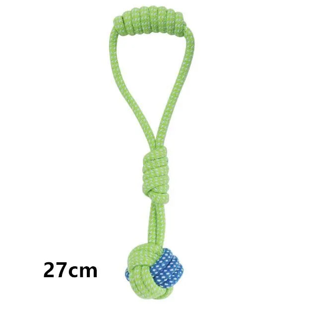 Cotton Rope Dog Chew Ball Toy for Small Large Dogs