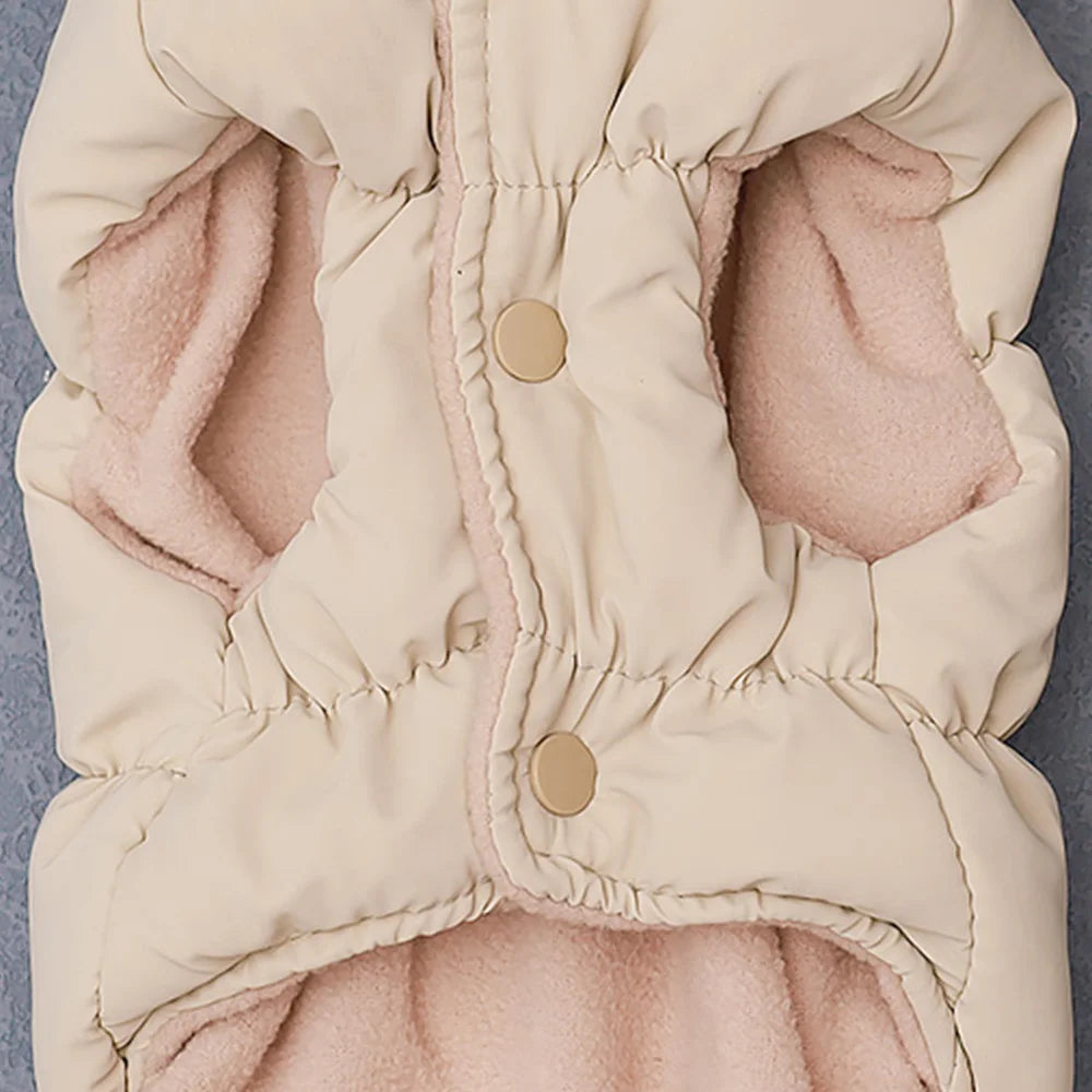 Warm Winter Dog Coat Soft Padded Jacket for Small and Medium Dogs and Cats