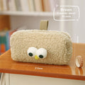 Cute Cartoon Plush Pencil Case Storage Cosmetic Bag Stationery School Supplies