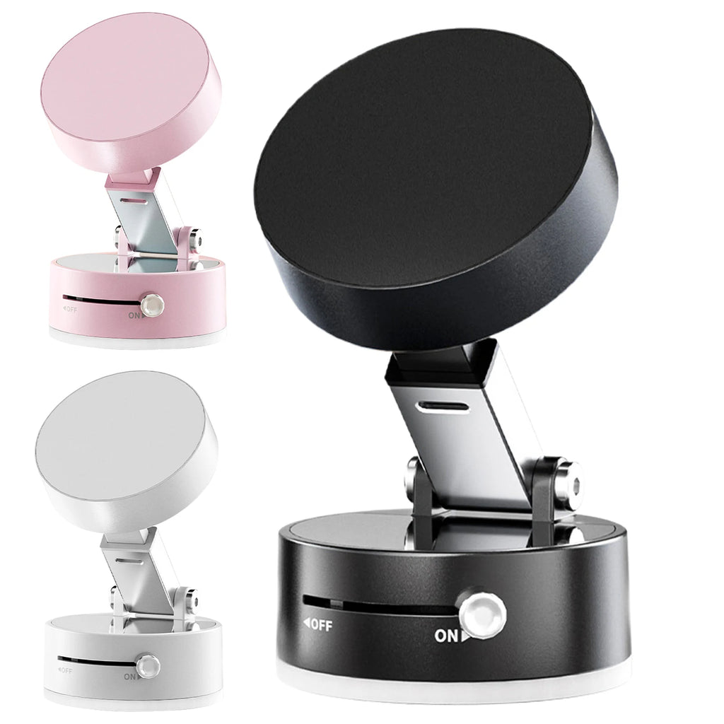 Magnetic Car Phone Holder Vacuum Suction Double