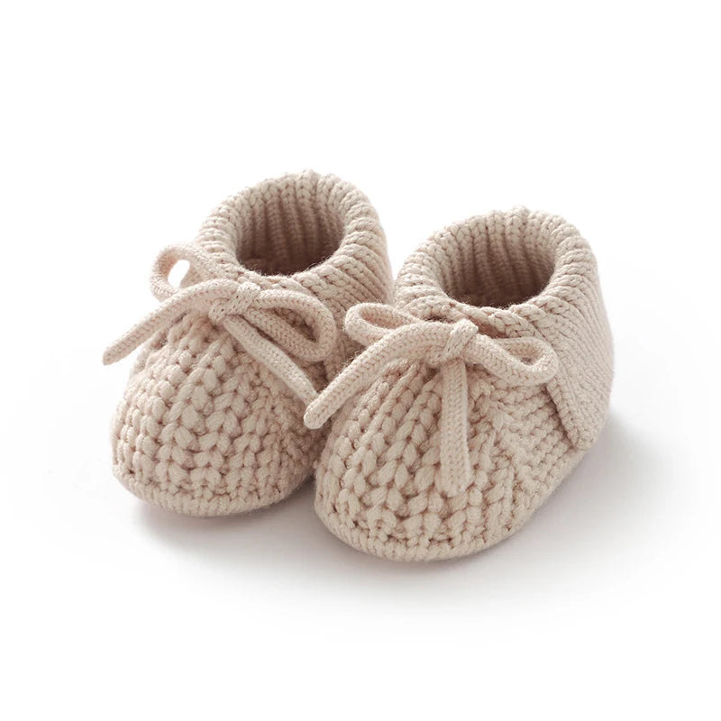 Knitted Baby Booties for Newborn Boys Girls 0 18M