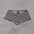 Women Gothic Y2K Metal Ring Mini Shorts Emo Punk Hot Pants