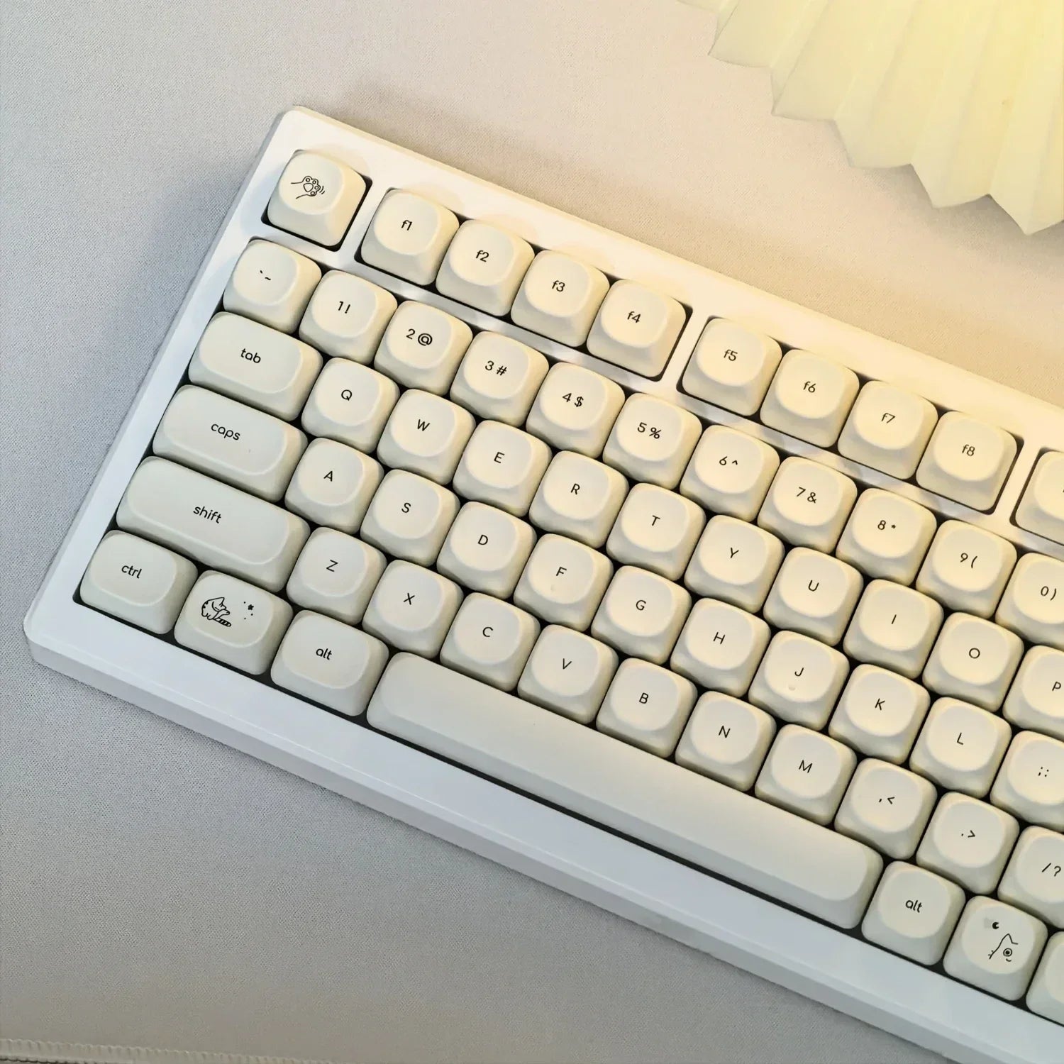 124 Keys Cute Cat PBT Keycaps MOA Profile Mechanical Keyboard Keycap Set