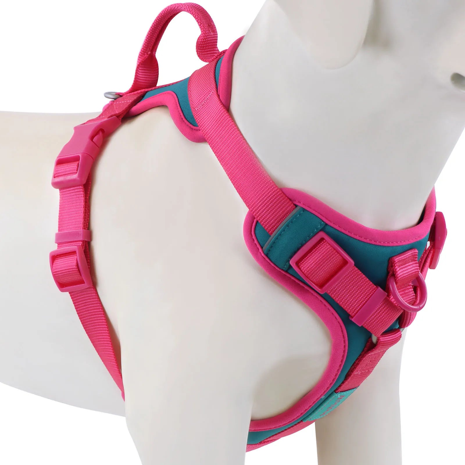 Chocolate Dog Harness Adjustable No Pull Harness for Small Large Dogs