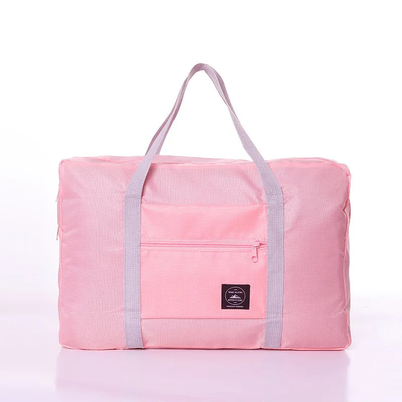 Foldable Travel Duffel Bag Carry On Luggage Large Capacity Lightweight Waterproof Weekend Gym Bag Women