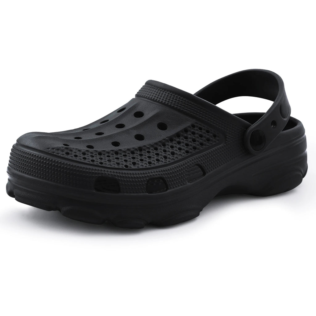 Men Breathable Garden Clogs Non Slip Casual Beach Sandals