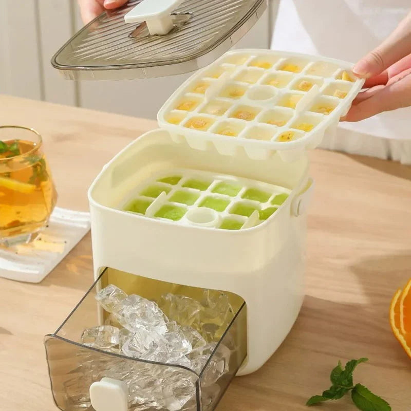 48 Grid Ice Cube Tray Easy Release Reusable Ice Maker Mold