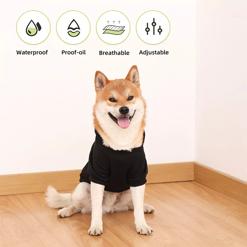 Winter Dog Hoodie Warm Pet Sweatshirt for All Sizes