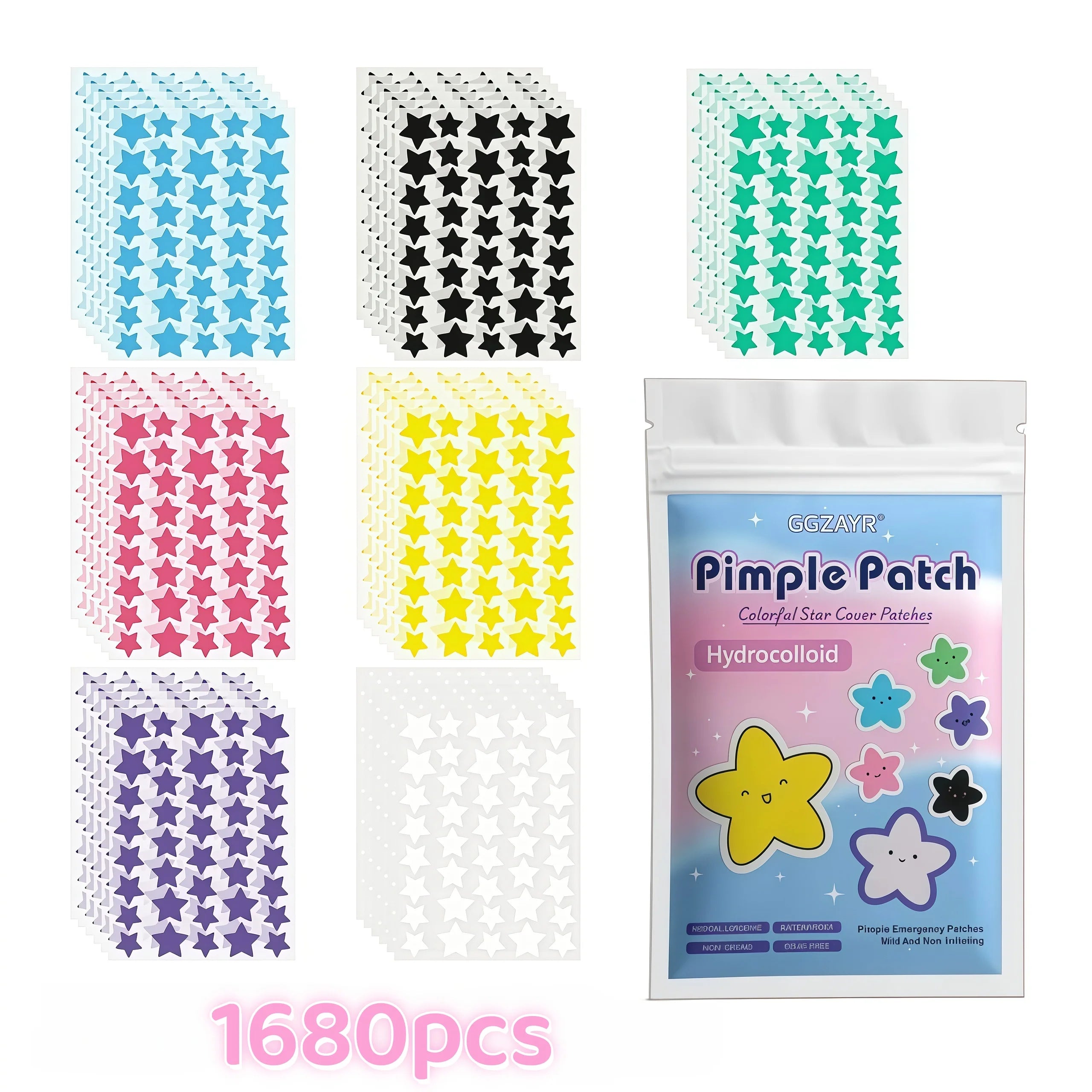 Cute Star Acne Patch – Hide Pimples Instantly