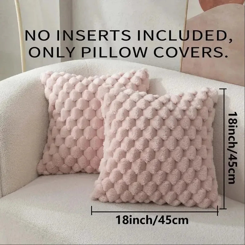 3D Soft Plush Turtle Pattern Pillowcase for Living Room Sofa Bedroom