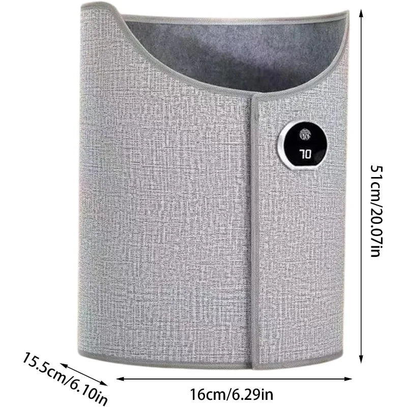 Foldable Under Desk Foot Warmer Electric Heater with Thermostat Timer Auto Shut Off