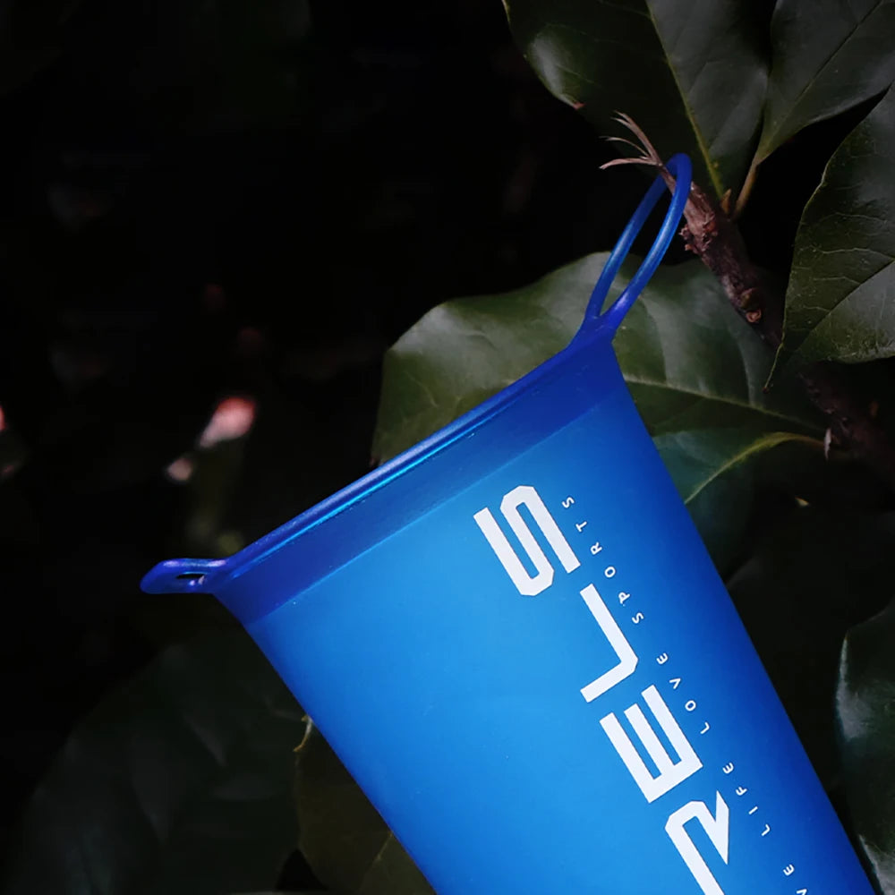 Foldable Sports Water Cup 200ml – Portable Collapsible Running Hiking Travel Cup