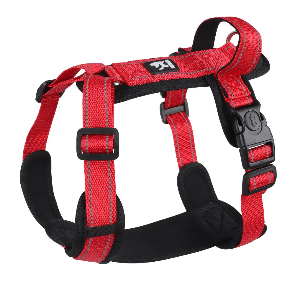 Reflective Dog Harness with Handle Adjustable Vest for Small Medium Dogs