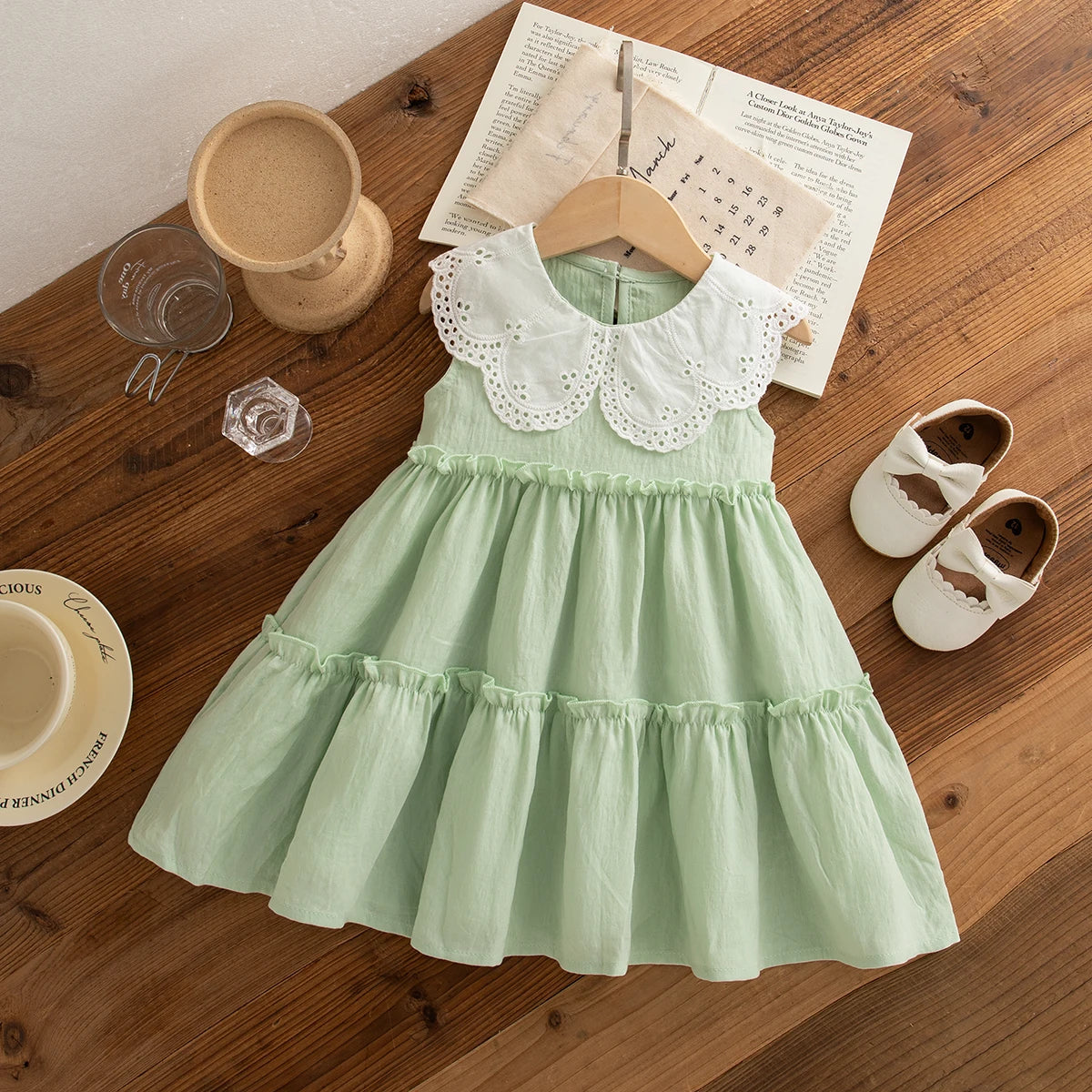 Baby Girl Summer Cotton Sleeveless Dress