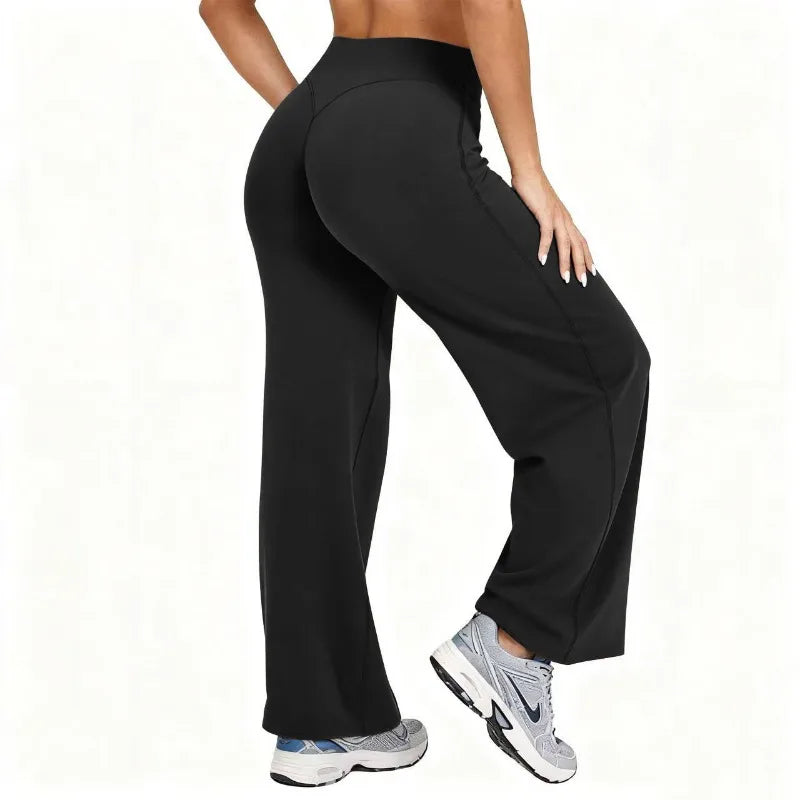 Women Plus Size Yoga Pants Wide Leg