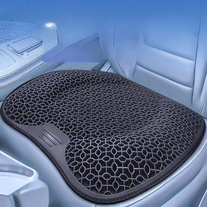 Gel Seat Cushion Honeycomb Design Breathable Ergonomic Car Office Seat Pad