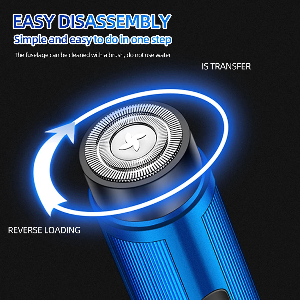Mini Electric Shaver Rechargeable Razor Men Women Portable Epilator Car Travel Shaving Tool