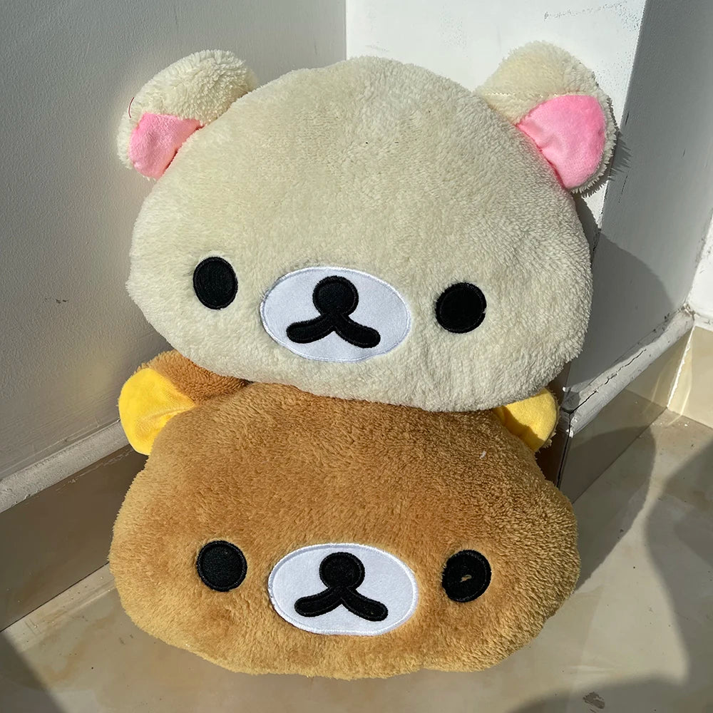 Rilakkuma Plush Hand Warmer Pillow Soft Bear Cushion