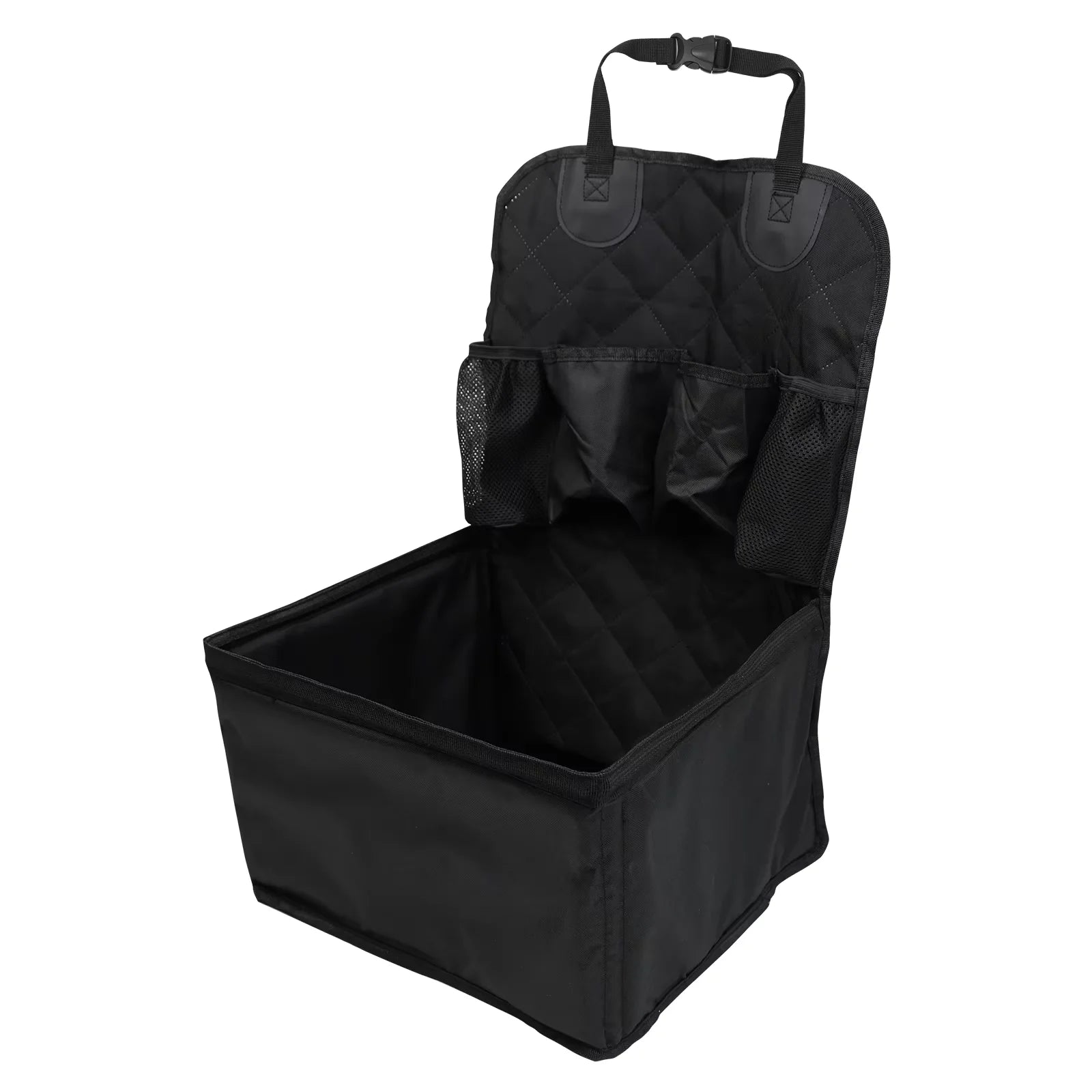 Dog Car Seat with Storage Pockets Non Slip Portable Travel Seat for Small Dogs