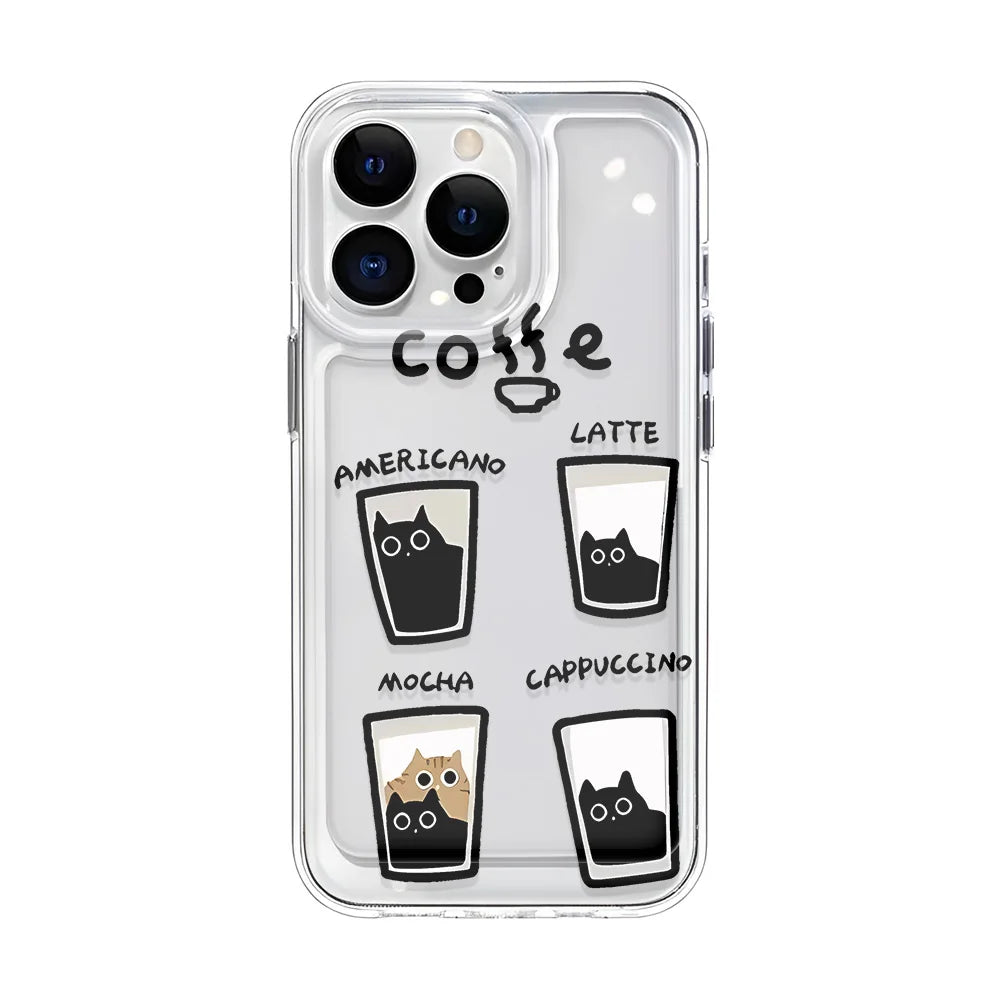 Simple Clear Shockproof iPhone Case