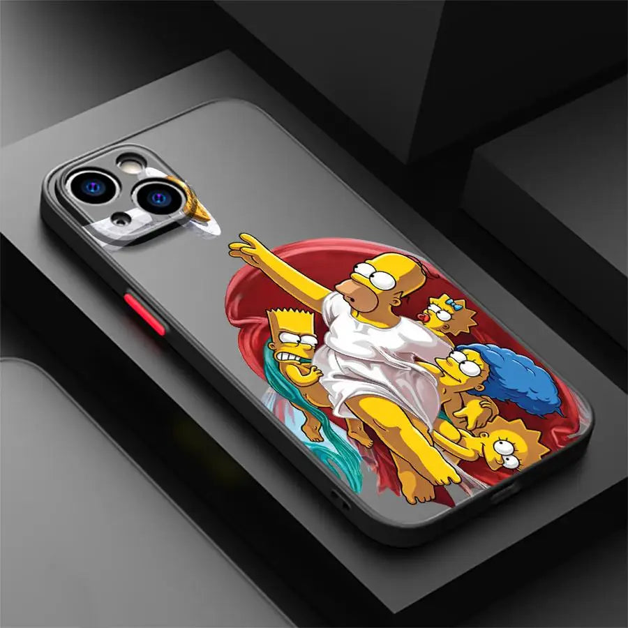 Disney Simpsons Homer Matte iPhone Case
