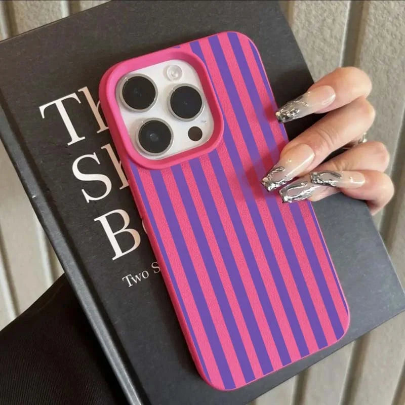 Striped Minimalist Colorful Phone Case iPhone Case