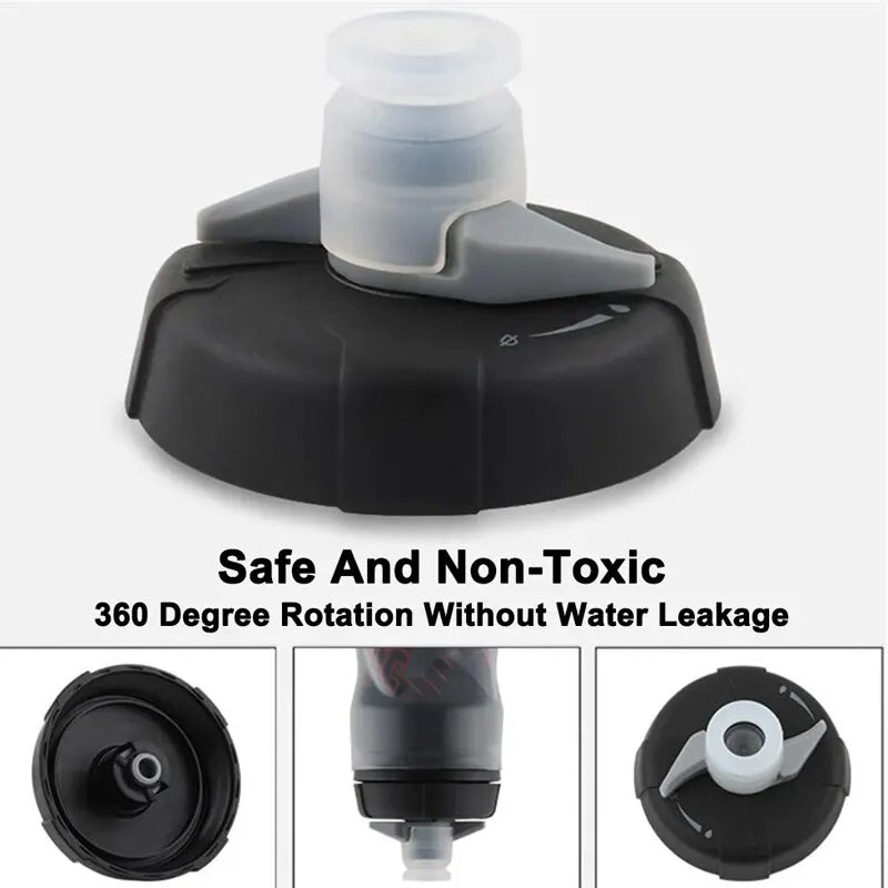 600ml Cycling Water Bottle – Squeeze Sports Bike Bottle Leakproof Outdoor Running & Gym Drink Bottle