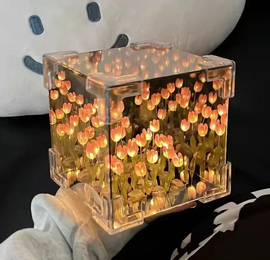 DIY Tulip Flower Night Light Kit for Girlfriend Gift