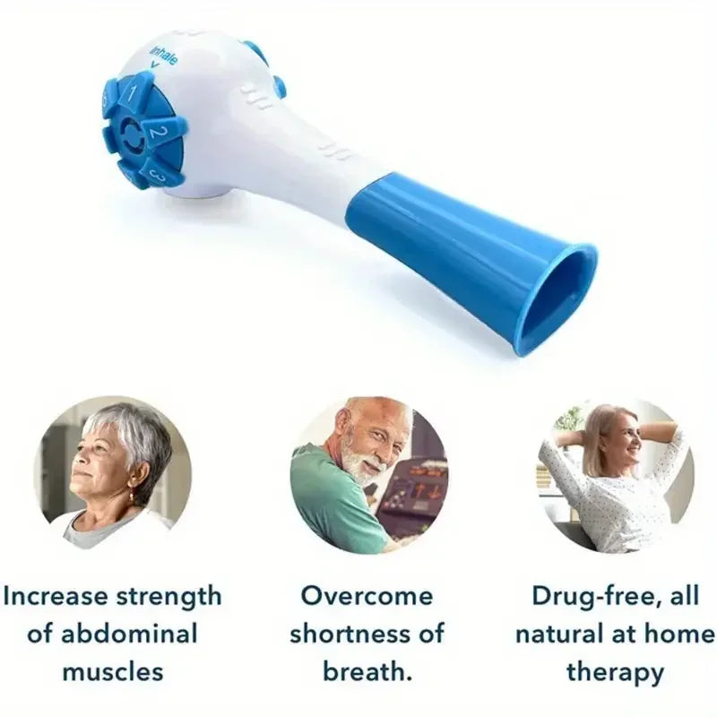 Breathing Trainer Inspiratory Resistance Lung Capacity Exerciser for Running Swimming