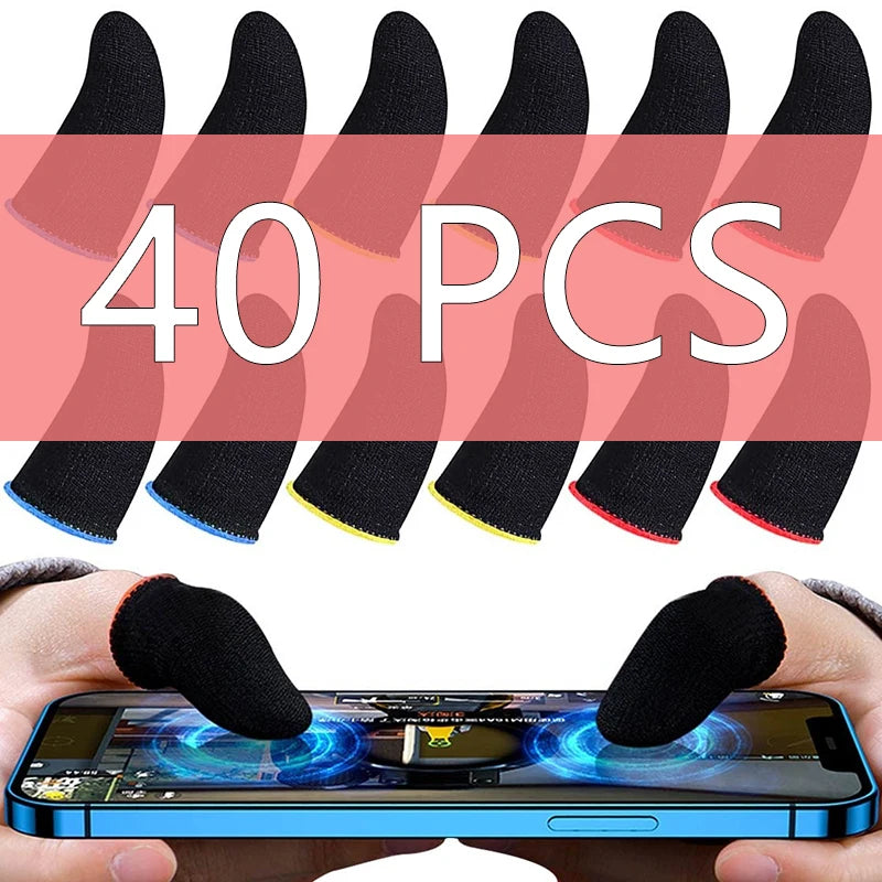 Gaming Finger Sleeves – Anti-Sweat Touch Screen Finger Covers for Mobile Gaming