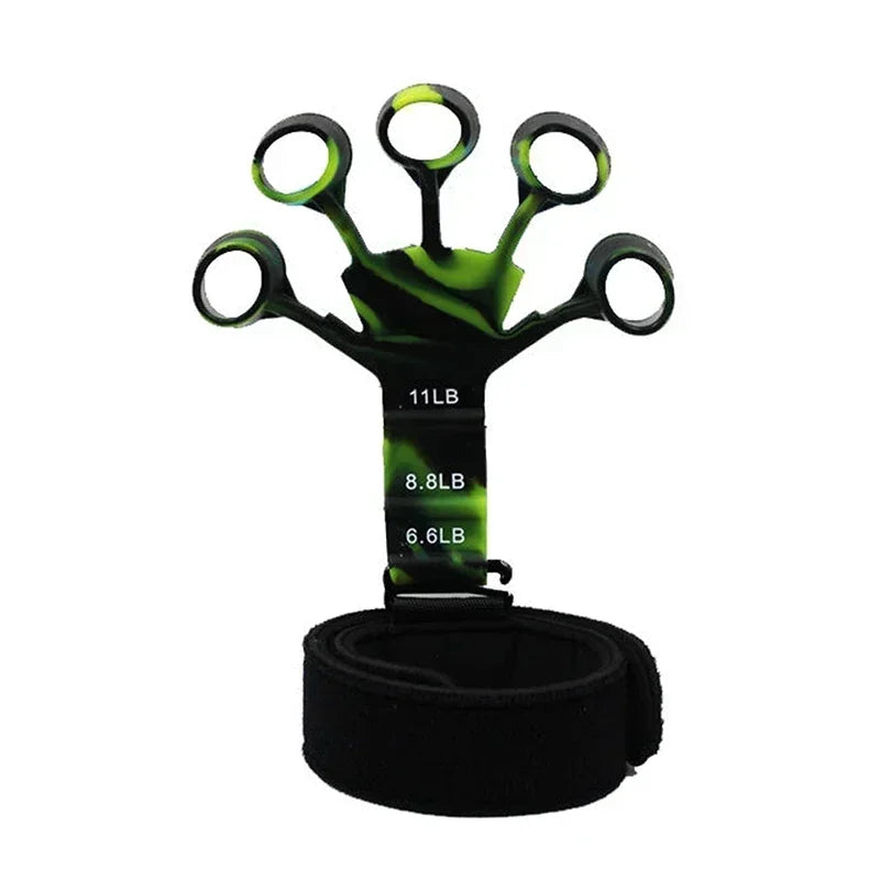 Hand Grip Strengthener Finger Trainer Resistance 6 Level Gym Exercise Tool