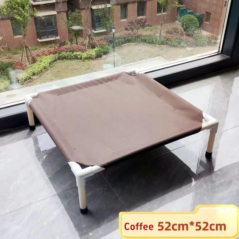 Elevated Dog Camping Bed Foldable Portable Pet Hammock Washable Cat Dog Bed