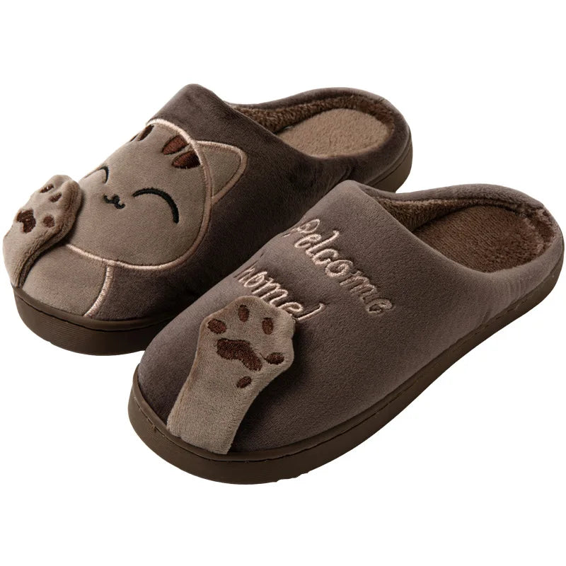 Cow Milk Fuzzy Slippers Women Winter Plush Soft Cozy Cartoon House Bedroom Shoes