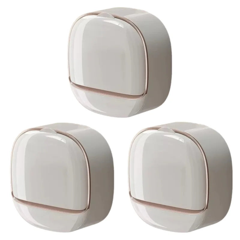 Waterproof Soap Box Hanging Bathroom Soap Holder with Drainage Storage Case