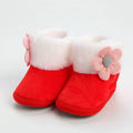 Newborn Baby Snow Boots Soft Warm Pom Pom Winter Booties