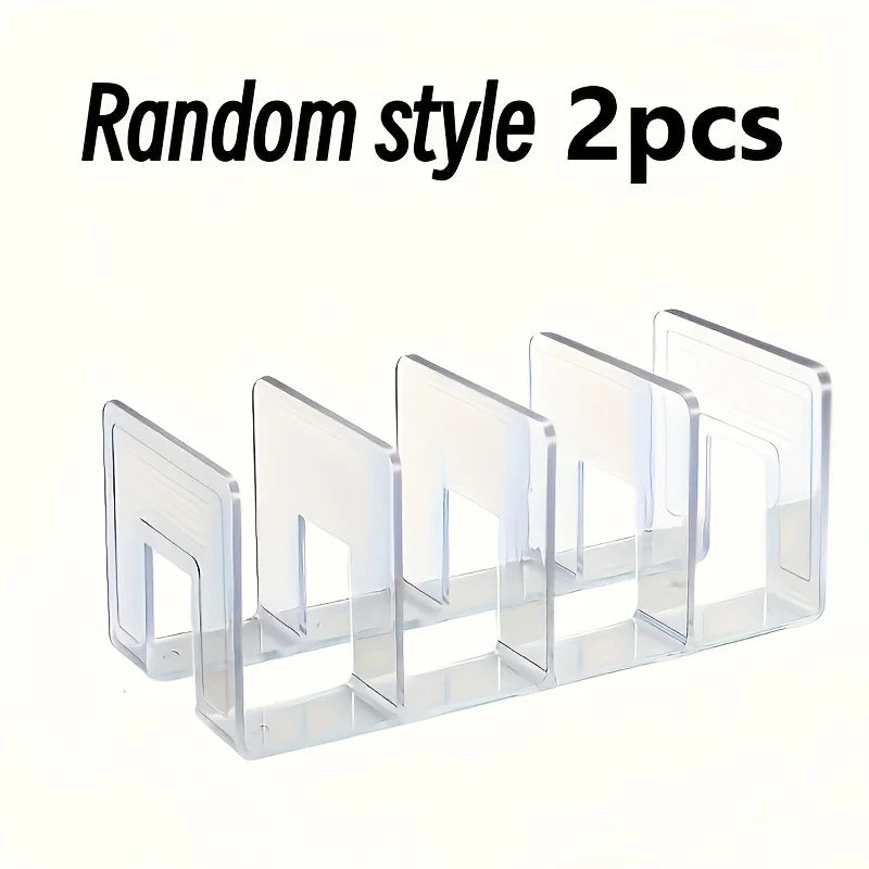 2 Pack Acrylic Handbag Organizer Closet Storage Rack for Purses Wallets
